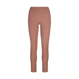 COTTON RIB LEGGING | ROSE CLAY